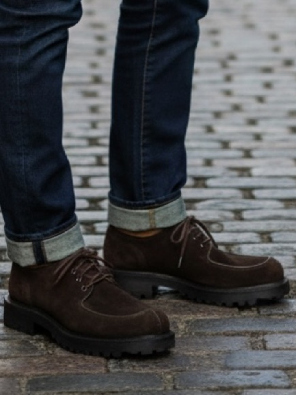 Kenneth Cole Reaction Brown Suede-terra Oxfords